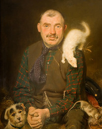 1934P678 Portrait of Official Rat Catcher to the City of Birmingham