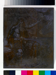 2006.1040.59 Dalziels' Bible Gallery - Elijah fed by Ravens