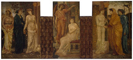 1922P190 Cupid and Psyche - Palace Green Murals - Psyche's Sisters visit her at Cupid's House