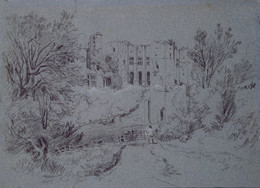1907P422 Kenilworth Castle from the Fields
