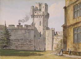 1953P369 Warwick Castle - Caesar's Tower
