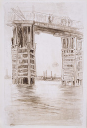 1904P561 The Tall Bridge (Old Battersea Bridge)
