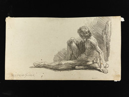 1975P139 Study From The Nude With One Leg Extended
