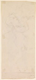 1906P696 The Spirit of Justice: Sketch of a standing, naked Child
