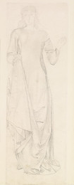 1904P17 Chaucer's 'Legend of Good Women' - Drapery Study for Figure of Phyllis