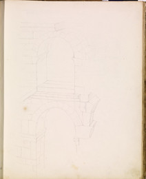 1952P6.21 Sketch of architectural stonework