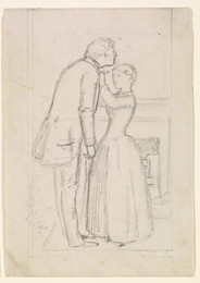 1906P590 Wilkie Collins's Mr Wrays Cash-Box - Figure Sketch
