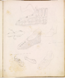 1952P6.38 Studies of French shoes