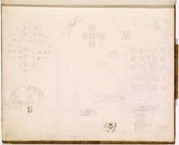 1952P6.5 Sketch of details of decorative pattern/designs