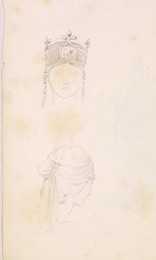1952P6.63 Studies of crown and headdress