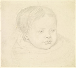 1904P376 Head of a young Child