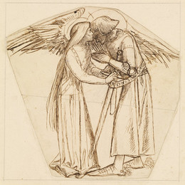 1904P399 Sir Galahad Armed by an Angel