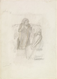 1904P460 Hamlet and Ophelia - Compositional Sketch