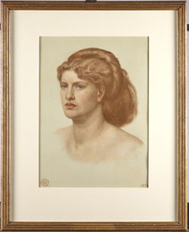 1904P483 Portrait of Fanny Cornforth, Head and Shoulders