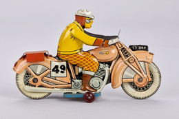 1984S03753.00001 Tinplate Toy Motorcycle