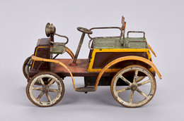 1984S03753.00004 Tinplate Toy Dog Cart Motorcar