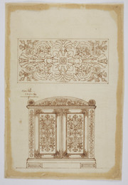 1974M3.99 Wilkinson Tracing, Design for a medal cabinet