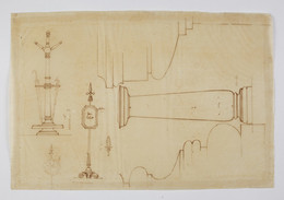 1974M3.185 Wilkinson Tracing, Design for a door for a set of 'Grecian Rooms'