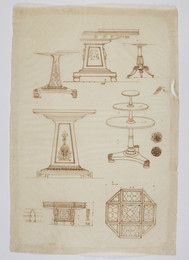 1974M3.33 Wilkinson Tracing, Designs for different styles of tables and stands