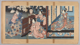 1978P102 Triptych of Japanese Prints