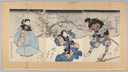 1978P104 Triptych of Japanese Prints