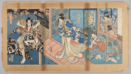 1978P119 Triptych of Japanese Prints