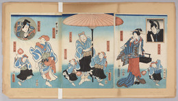 1978P60 Triptych of Japanese Prints