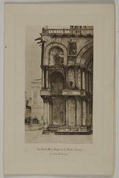 1978P528 The North West Angle of St Mark's, Venice: The Principles of Art