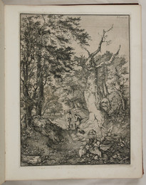 1979P46.1 Wooded landscape with figures
