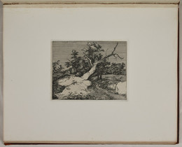 1979P46.16 Untitled wooded landscape with figure