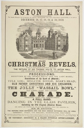 TempHills0162 Programme for Christmas Revels at Aston Hall