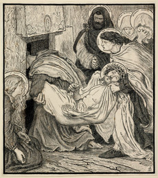 1916P27 Lyra Germanica - The Christian Life - Finished Design for The Entombment