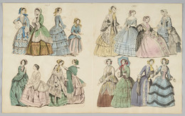 1933M157.22 Costume plates, 1848, 1851