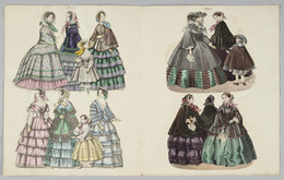 1933M157.29 Costume plates, 1854, 1857