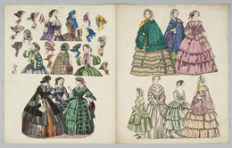 1933M157.29 Costume plates, 1854, 1857