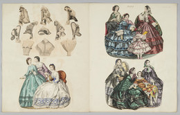 1933M157.34 Costume plates, 1859, 1863