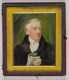 1890P133 Miniature portrait of a man