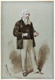 1930P1105 Front view: Portrait of George Dawson (c.1821-1876)