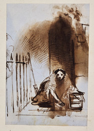 1945P60.6 Study of a Woman Washing Steps