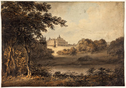 1946P41 View of Aston Hall from the Staffordshire Pool