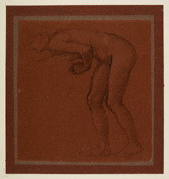 1904P137 The Wine of Circe - Female Nude - Study for Circe