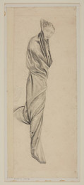 1904P176 St Theophilus and the Angel - Study for the Body of St Dorothea