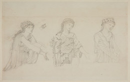 1904P214 The Feast of Peleus - Studies for Venus, Minerva and Juno