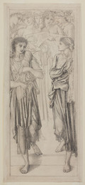 1927P448 The Bath of Venus - Study of Attendant Maidens