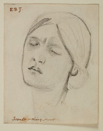 1927P477 King Mark and La Belle Iseult -  Study for the Head of Iseult