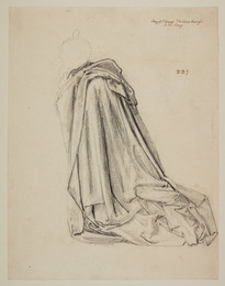 1927P490 St George Series - Study of Kneeling Figure for 'The Petition to the King'