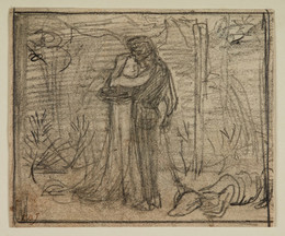 1927P507 St George Series - Composition Sketch for 'The Return of St George and the Princess'