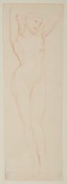 1927P583 Female Nude - Study
