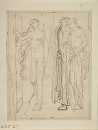 Cupid and Psyche - Study of Psyche, Cupid and Venus