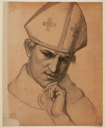 1906P722 Study for Head of a Bishop